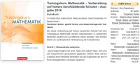 Trainingsk._Mathematik_Vorb_auf_höhere_BBS_ISBN_978-3-06-450817-0 Niedersachsen - Sottrum Vorschau