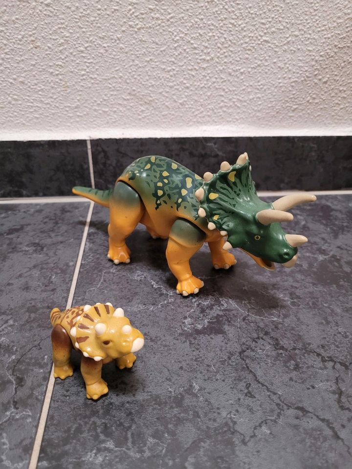 Playmobil Dinos 5234 Triceratops mit Baby in Billigheim