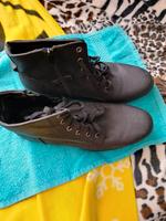 1x getragene schwarze Schuhe Sachsen - Meerane Vorschau