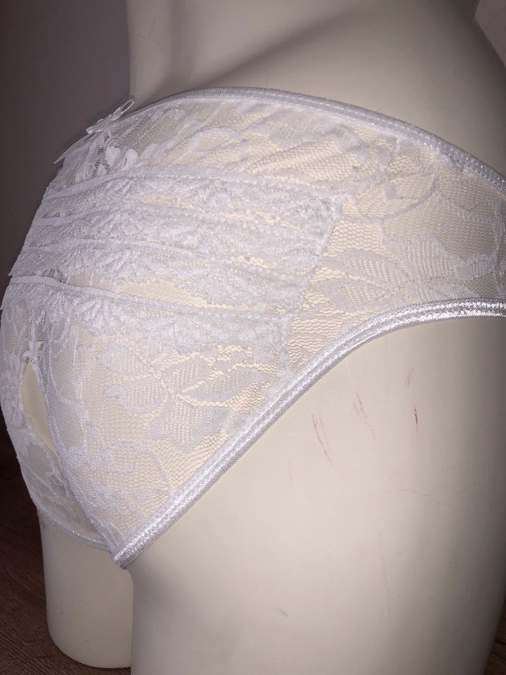 Damen sexy Slip, Farbe: weiß, ouvert/hinten offen , neu❤️ in Norderstedt