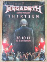 MEGADETH 2011 PROMO POSTER DIN A2 CD THIRTEEN Th1rt3en Markersdorf bei Görlitz - Gersdorf Vorschau