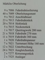 187 Märklin Oberleitungsteile Niedersachsen - Schellerten Vorschau