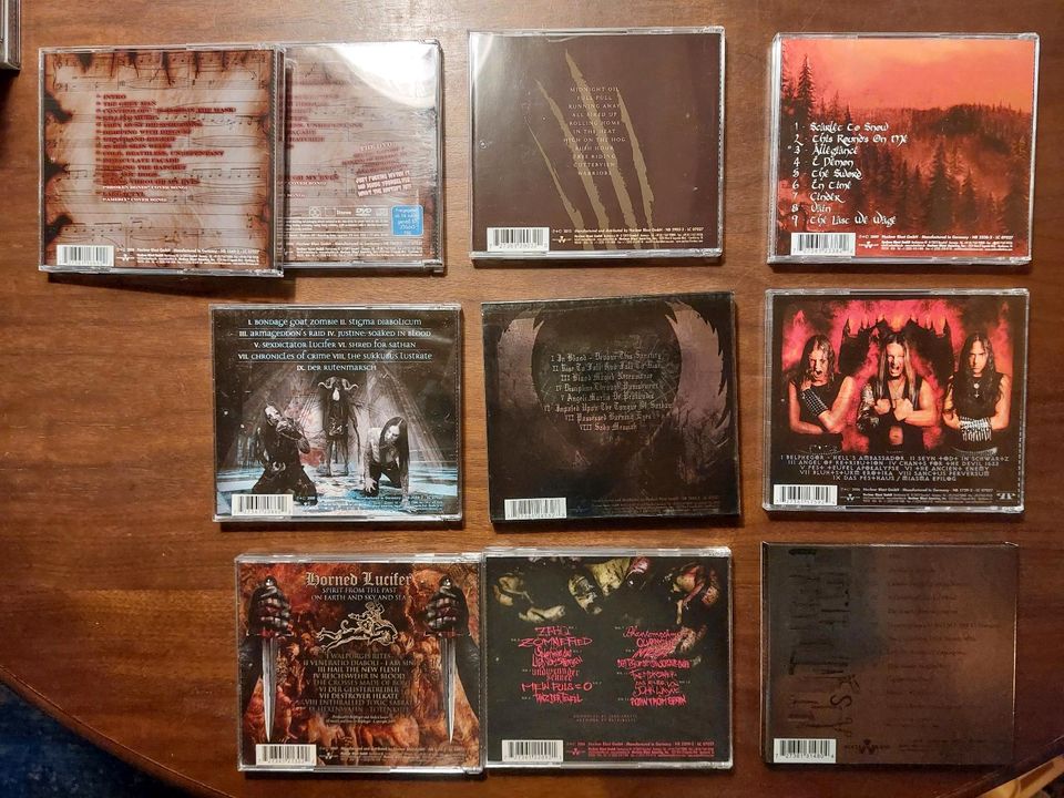 Benediction, Bullet, Belphegor, Blackguard, Carcass, Callejon CDs in Bad Neustadt a.d. Saale