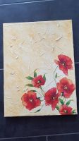 Bild Acrylbild Mohnblumen 40,5cm x 30,5 cm rot vanille Baden-Württemberg - Ostfildern Vorschau