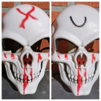 Maske Totenkopf Kunststoff Halloween neu Karneval SONDERPREIS Nordrhein-Westfalen - Neuss Vorschau