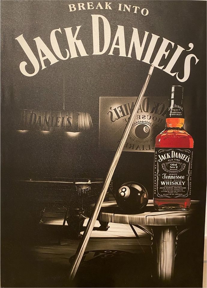Bild, Leinwand ‚Jack Daniel‘s‘ in Großmehring