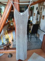 Damen  Netz-/Häkelkleid mit Silber-Glitzer Effekt/ slim Line Sachsen-Anhalt - Wegeleben Vorschau