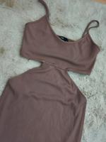 Geripptes Kleid lang mit Cutouts gr S 36 Bayern - Schwarzenbach am Wald Vorschau