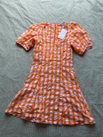 Neues Monki Kleid orange weiss XS 34 mit Etikett Neupreis 30€ Nordrhein-Westfalen - Kleve Vorschau