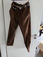 Trachten Lederhose lang braun 50 L Trachtenhose Baden-Württemberg - Illingen Vorschau