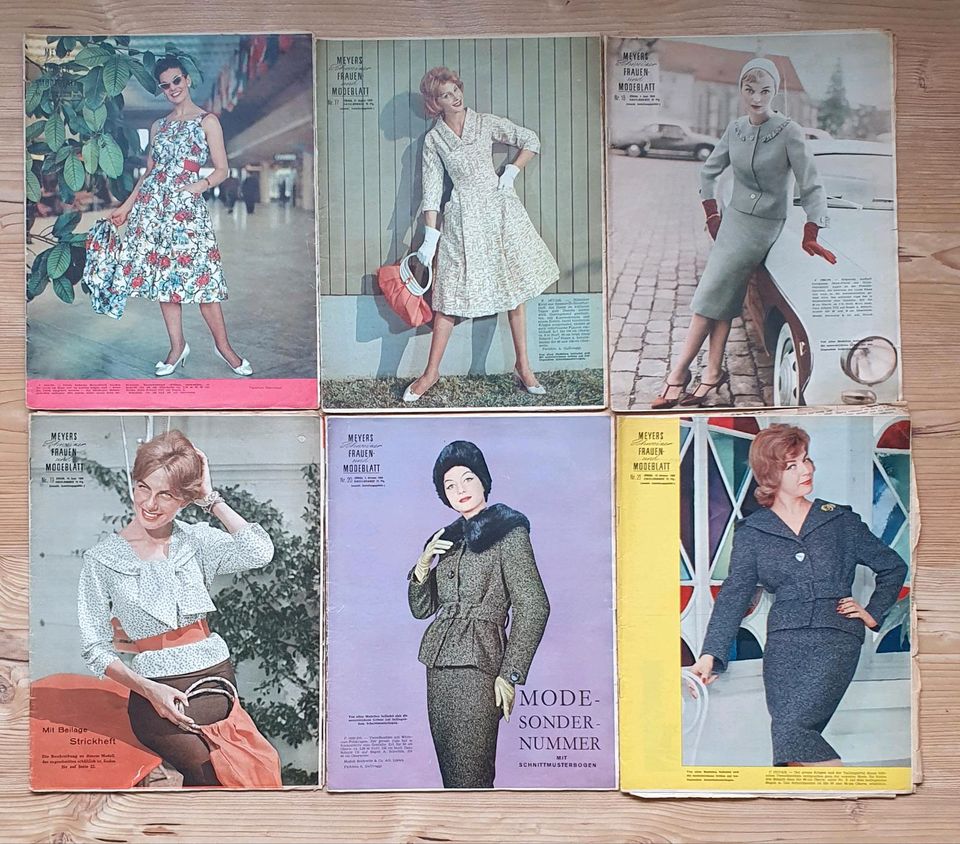 Meyers Frauen Modeblatt von 1959 ( wie Burda) mit Schnittmustern in Nürnberg (Mittelfr)
