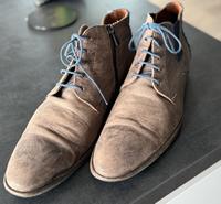 Lloyd He.schuhe, Antik Leder, Gr.43, halbhoch mit Reißverschluss Hamburg-Nord - Hamburg Winterhude Vorschau