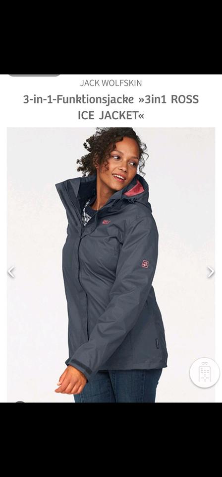 Jack Wolfskin 3-in-1 Funktionsjacke Ross Ice Jacket Gr.56 in Lampertheim