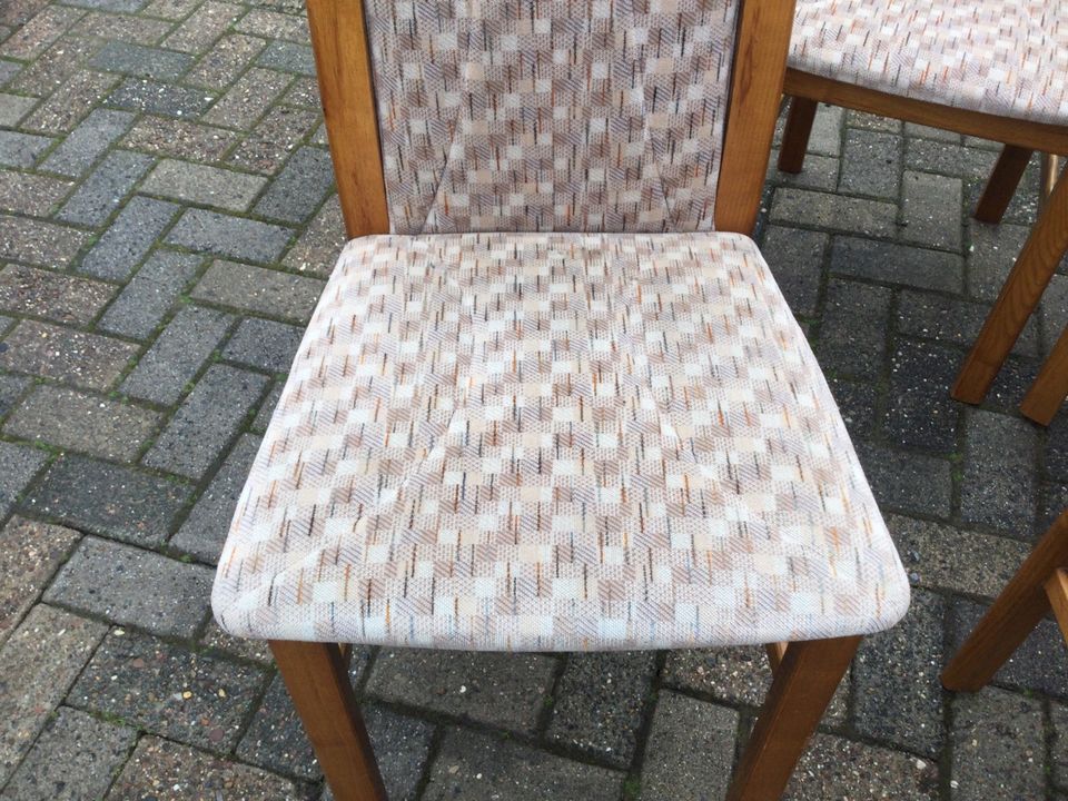 6x Eiche Hell/ Natur Stühle ohne Flecken 120€ in Lastrup