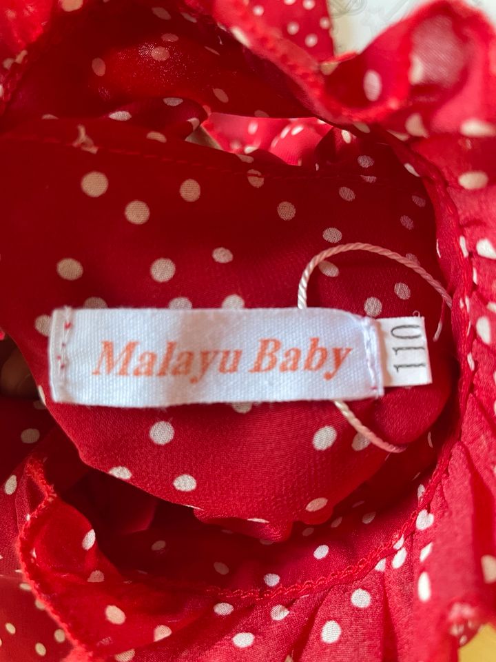 Malayi Baby Sommerkleid Neu Gr 110 in Schwarme
