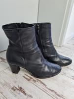 Damen Stiefel / Stiefeletten, Italy, Schwarz, echtes Leder, Gr.41 Bayern - Heroldsbach Vorschau