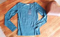 Marc O'Polo Damen Shirt grün XS Rundhals Langarm Bio Baumwolle Berlin - Lichtenberg Vorschau