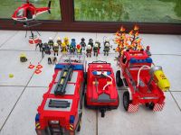 Playmobil Feuerwehr Konvolut mit 3 großen Autos & Heli Nordrhein-Westfalen - Leichlingen Vorschau