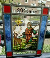 Antik "St. Hubertus" sakrale Kunst Blei Glass Malerei Fensterbild Eimsbüttel - Hamburg Eimsbüttel (Stadtteil) Vorschau