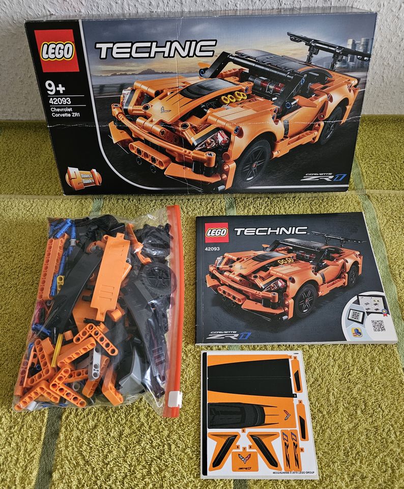 Lego Technic 42093 Chevrolet Corvette ZR1 Technik Sticker OVP in Leipzig