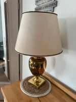 Vintage Tischlampe Le Dauphin Gold-Schwarz Antik Bayern - Arnstorf Vorschau