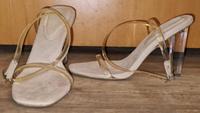 Sandale Plastik beige transparent 38 39 Informationen = TEXT!! Thüringen - Gotha Vorschau