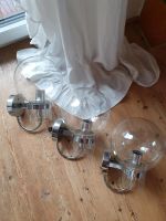 Vintage Limburg Glas Kugel Bubble Chrome Lampe Leuchte 3er Set Bayern - Rosenheim Vorschau