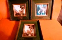 4 alte, schöne Carl Spitzweg Bilder, mit grünem Holzrahmen Hessen - Riedstadt Vorschau