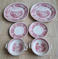 Villeroy & Boch 1748 Burgenland Suppentassen Set rotes Muster Bayern - Zirndorf Vorschau