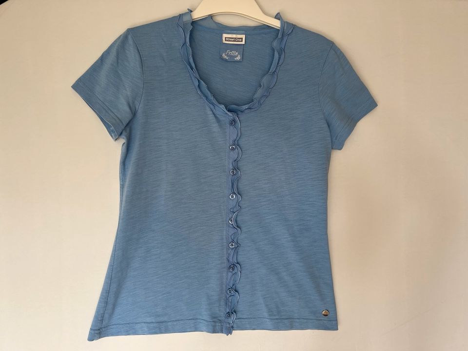 Street One T-Shirt mit Knopfleiste, blau, Gr. 36 in Niedersachsen -  Braunschweig | eBay Kleinanzeigen ist jetzt Kleinanzeigen