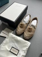 Gucci Marmont Espadrilles Schuhe 38 beige Natur Stroh München - Moosach Vorschau