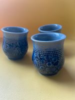 3 Weinbecher blau Keramik Vintage Tasse Becher Wein Köln - Bayenthal Vorschau