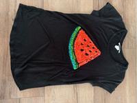 H&M T-Shirt, XS, Wassermelone, Pailetten, schwarz Bayern - Bad Kötzting Vorschau