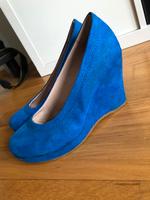 Pumps blau Damenschuh mit Keilabsatz Gr. 36 Leipzig - Leipzig, Zentrum-Ost Vorschau