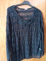 SCHWARZES SPITZENSHIRT  VON TREDY Gr.46 Nordrhein-Westfalen - Recklinghausen Vorschau