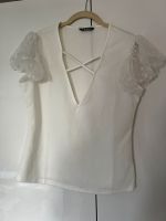 Weißes elegantes Top Shirt neu 38 40 L weiß Hessen - Königstein im Taunus Vorschau