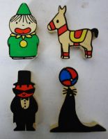 DICK BRUNA Zirkus Figuren Spielfiguren Niederlande 1962/1964 Hannover - Mitte Vorschau