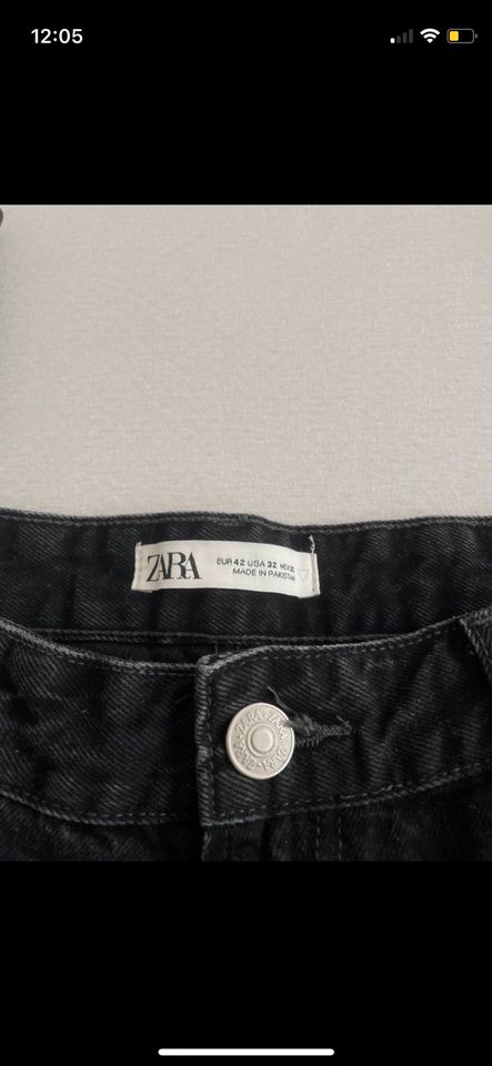 Zara Männer Jeans schwarz slim fit in Unna