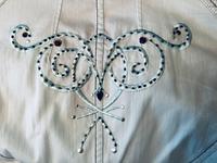 NEU BIBA Hosenanzug 36 38 Jacke Hose blau Stickereien Sachsen - Radebeul Vorschau