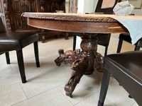 Runder Tisch mit 3 Einlegeplatten, Gründerzeit, Jagdzimmer Nordrhein-Westfalen - Grevenbroich Vorschau