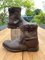 Coole Leder Stiefel Gr.43 Office London Schnallen casual Rocker Düsseldorf - Stadtmitte Vorschau