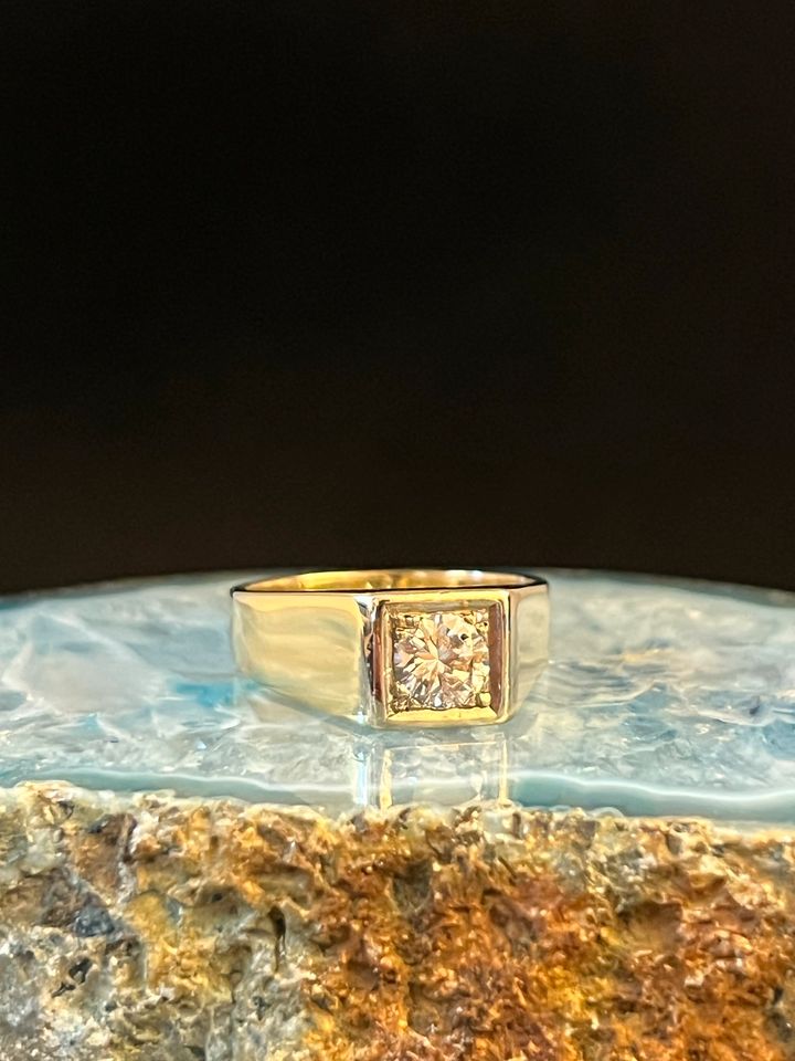 Brillant Diamant Ring 0,60ct in 14k Gold 585 Gelbgold FJV in Essen