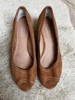 Plateau Schuhe Wildleder Keilabsatz 5TH Avenue Nordrhein-Westfalen - Gelsenkirchen Vorschau