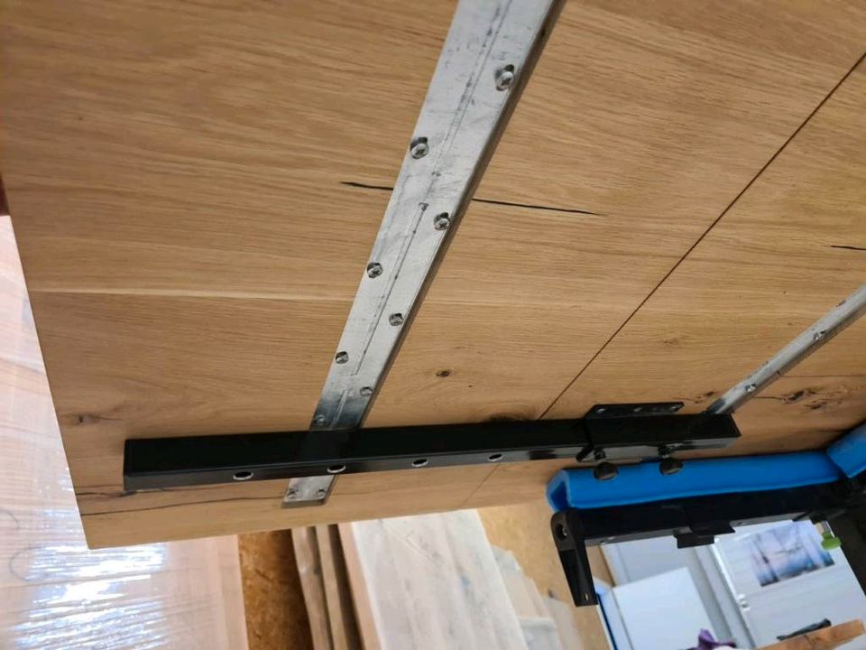 Esstisch Eiche Tisch Ansteckplatten Massivholztisch Esszimmertisc in Lage