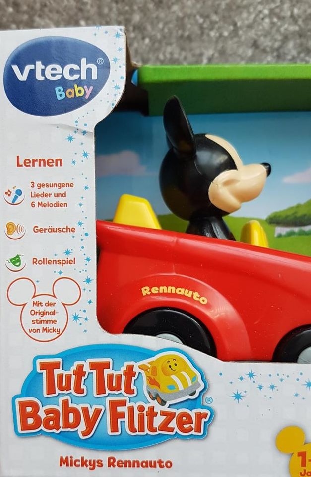 Spielzeug-auto Vtech Tut Tut Baby Flitzer Mickys Rennauto Musik in Brilon
