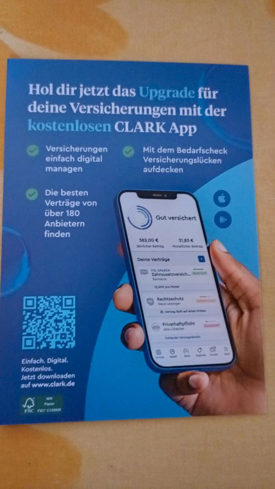 Gutschein für eine Clark App nur noch 1 € in Erding