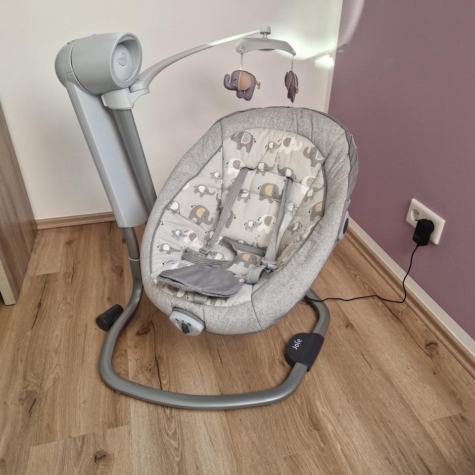 Joie Serina elektrische Babyschaukel/Babywippe Elephant Duo in Duisburg
