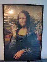 Kiffende Mona Lisa mit Joint im Rahmen Hamburg-Mitte - Hamburg Neustadt Vorschau