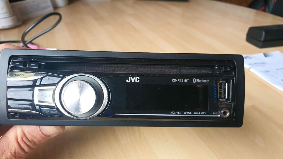 JVC Autoradio  KD-R721BT MP3 USB AUX BLUETOOH Fernbedienung in Erfurt