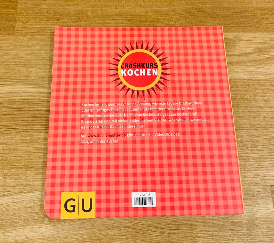 GU Kochbuch Paperback „Crashkurs Kochen“ für Einsteiger in München